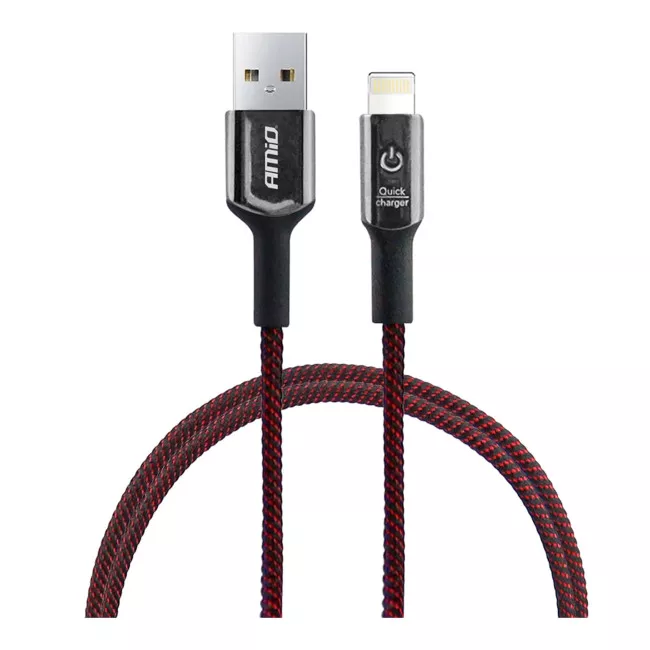 Кабель синхронізації AMiO UC-10 Apple lightning (02527)
