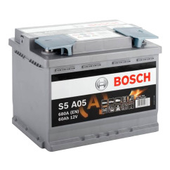 Автомобильный аккумулятор BOSCH 6CT-60 AGM (0092S5A050)