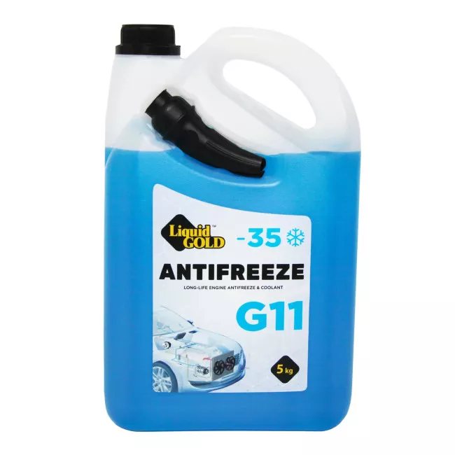 Антифриз Liquid Gold G11 -35°C синий 5л (300496)