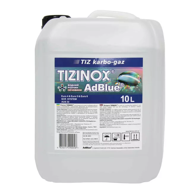Жидкость Adblue Tizinox 10л (290058)