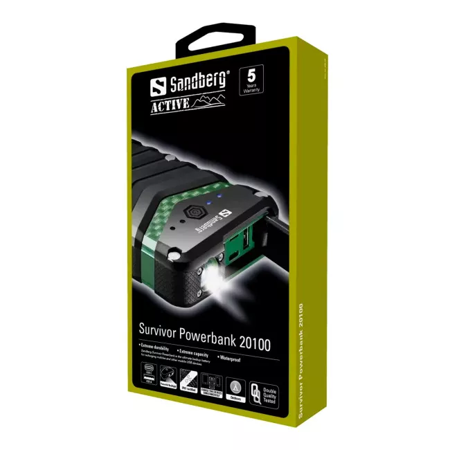 Внешний аккумулятор Sandberg Survivor 20100mAh (420-36)