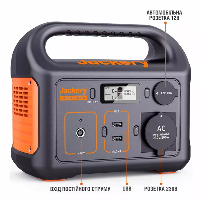 Зарядная станция Jackery Explorer 240 (HTE032240EU)