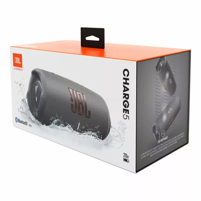 Акустична система JBL Charge 5 Gray (JBLCHARGE5GRY)