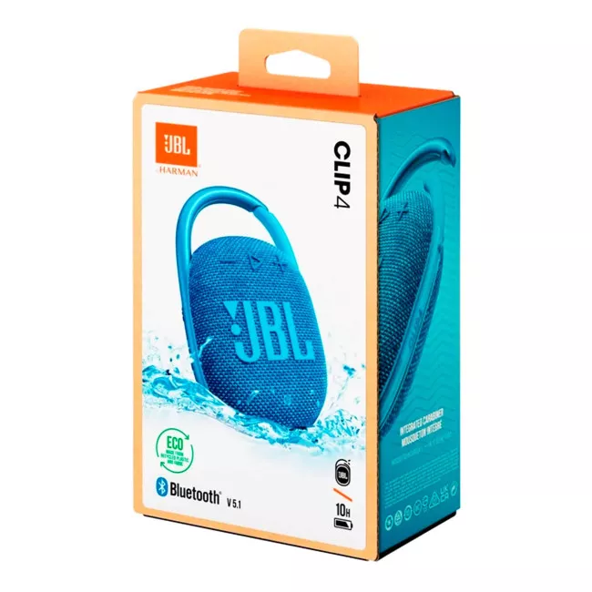 Акустическая система JBL Clip 4 Eco Blue (JBLCLIP4ECOBLU)