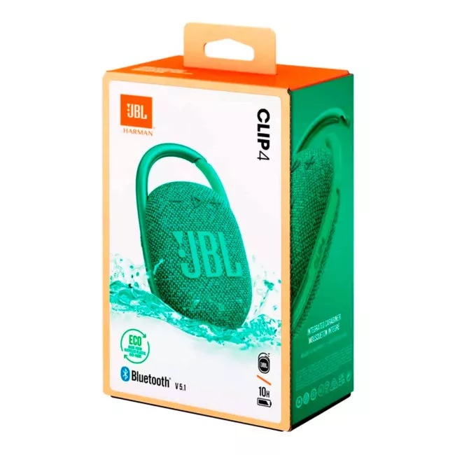 Акустическая система JBL Clip 4 Eco Green (JBLCLIP4ECOGRN)