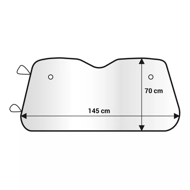 Солнцезащитная шторка AMiO 145х70см (01535)