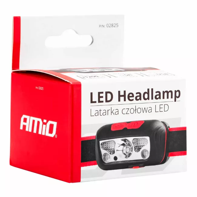 Светодиодный налобный фонарь AMiO LH03 (02825)