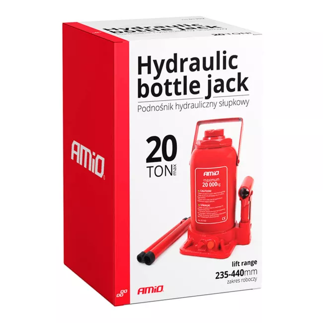 Домкрат гідравлічний AMiO 20т (01702)