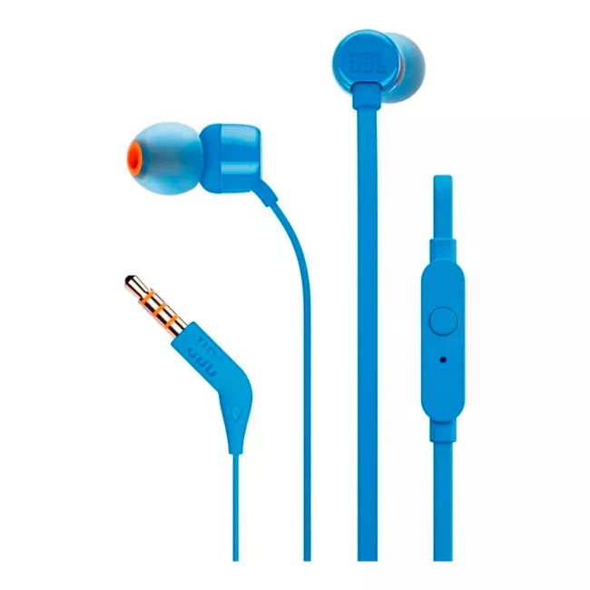 Наушники JBL T110 Blue (JBLT110BLU)