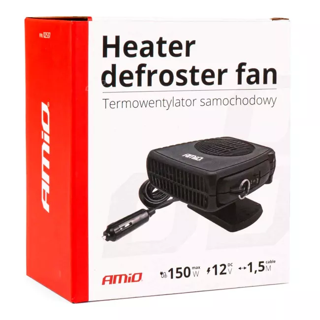 Тепловентилятор автомобільний AMiO CH-04 12V 150W (02537)