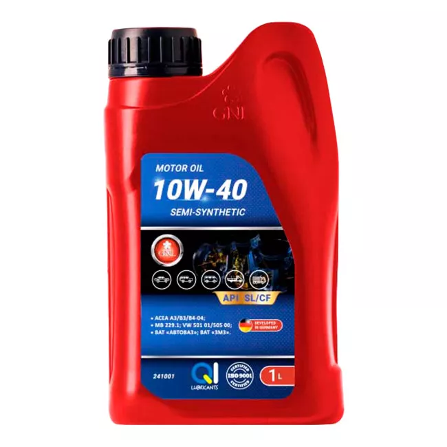 Моторна олива GNL Semi-Synthetic 10W-40 API SL/CF 1л (865111)