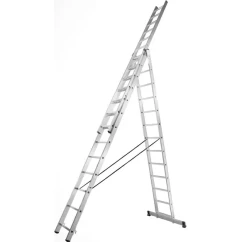 Алюминиевая трехсекционная усиленная лестница Stark 3*13 SVHR3x13pro (525313511)