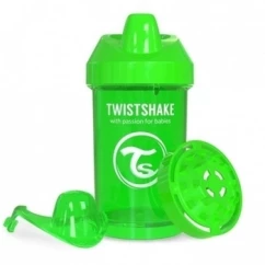 Twistshake чашка-непроливайка 300мл 8+мес, зеленая (24894) (78061 )