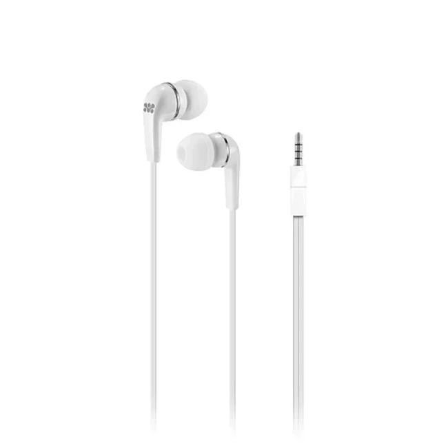 001128 Наушники c микрофоном EARMATE-UNI1  WHITE