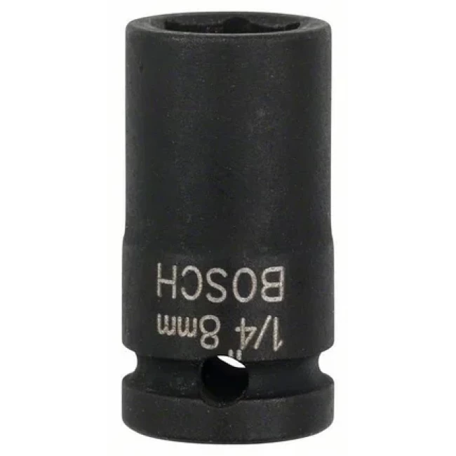 Голівка ударна 8мм. 1/4 . 6-ГР. Bosch (1608551004)