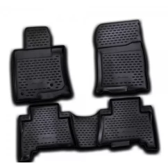 Килимки в салон TOYOTA Land Cruiser Prado, 5 місць, 12/2009-2013, 4 шт. (поліуретан, бежеві)