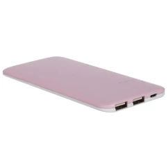 Портативный аккумулятор PURIDEA S4 6000mAh Li-Pol Rubber Pink & White (S4- Pink White)