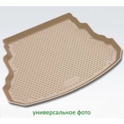 Килимок в багажник TOYOTA Land Cruiser 200 11/2007-2012, 2012->, запровадження., 7 місць. (поліуретан, бежевий)