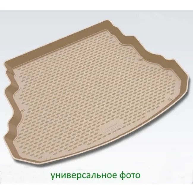 NLC.48.17.B13b Коврик в багажник TOYOTA Land Cruiser 200 11/2007-2012, 2012->, внед., 7 мест. (полиуретан, бежевый)