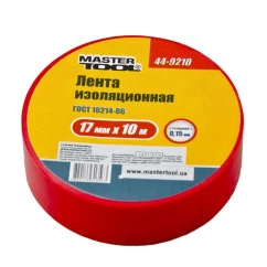 44-9210 Лента изоляционная 0,15 мм,17 мм*10 м, 10 шт, красная