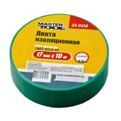44-9410 Лента изоляционная 0,15 мм,17 мм*10 м, 10 шт, зеленая