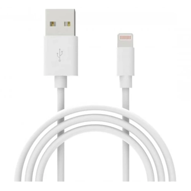 Кабель Grand-X USB-Lightning, 100% мідь, 1m, 2,1А White, Упаковка-гіфтбокс із вікном (PL01W)