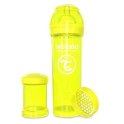 Twistshake антиколиковая бутылочка 330 мл, желтая (24884) (78041)