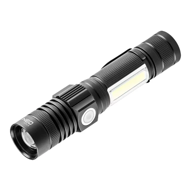 Фонарь ручной Neo Tools LED CREE T6 + COB (99-033)