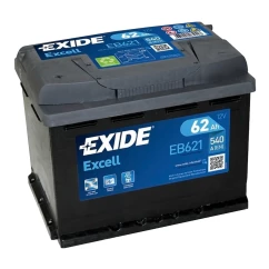 Аккумулятор Exide Excell 6CT-62Ah (+/-) (EB621)