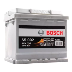 Аккумулятор Bosch S5 6CT-54Ah (-/+) (0 092 S50 020)