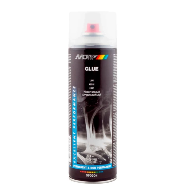 Аэрозольный клей  MOTIP "GLUE" 500 мл (090304BS)
