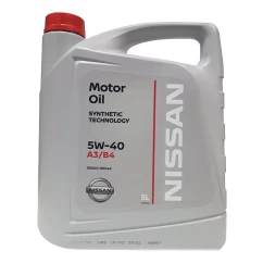 Моторное масло Nissan Motor oil 5W-40 5л (KE90090042)