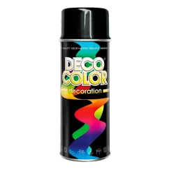 Краска аэрозольная DecoСolor RAL9005 черный блеск 400мл (720149) (39720149)