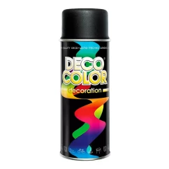 Краска аэрозольная DecoСolor RAL9005 черный мат 400мл (720156) (39720156)