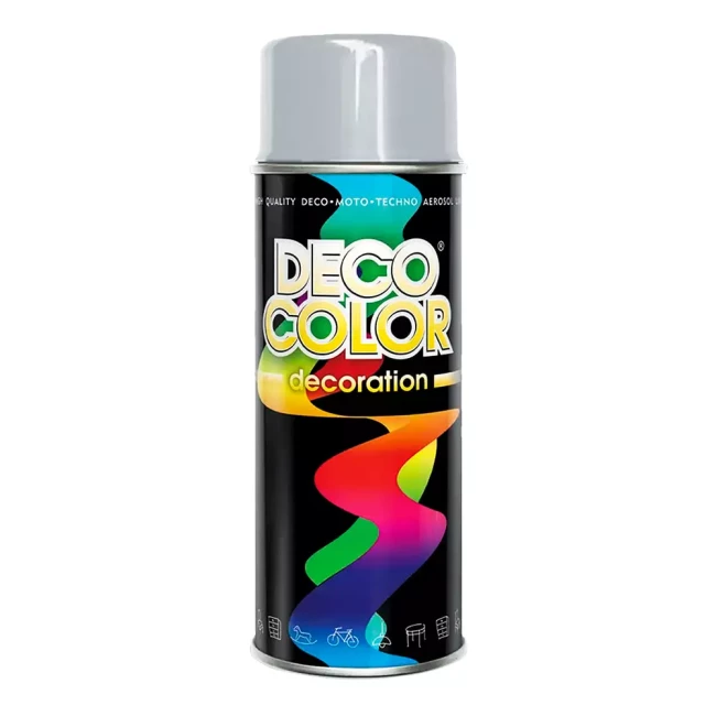 Краска аэрозольная DecoСolor RAL9006 серебряный 400мл (720163) (39720163)