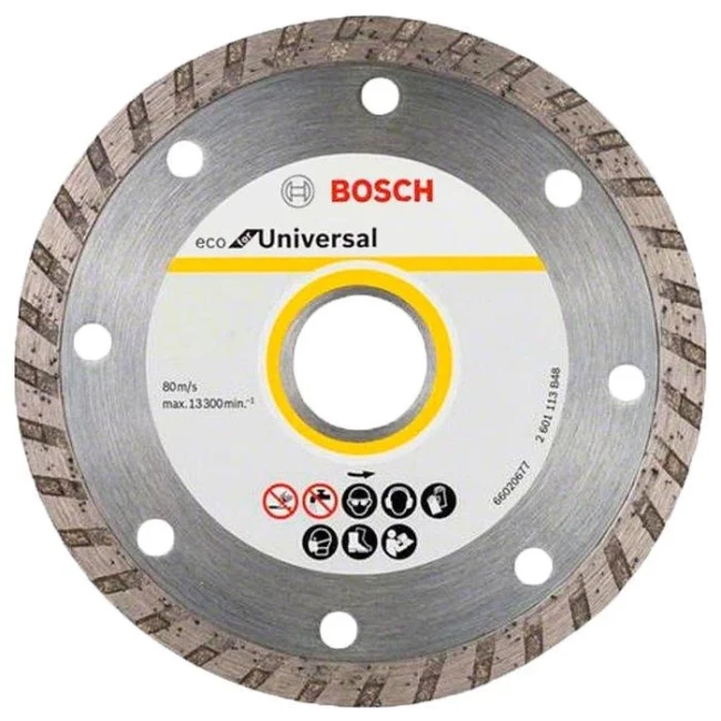 Диск отрезной алмазный Bosch ECO for Universal Turbo 125x22,2x2,4 мм (10 шт.) (2608615046)