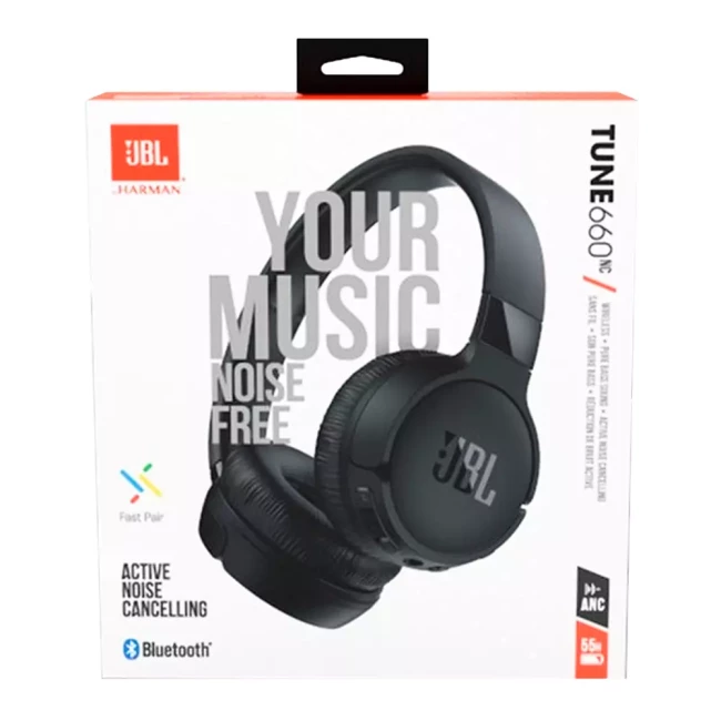 Наушники JBL TUNE 660 NC Black (JBLT660NCBLK)