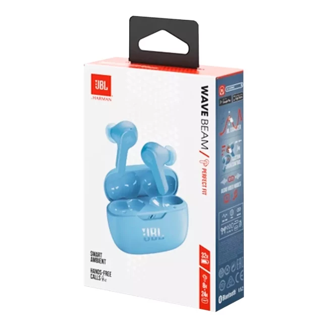 Навушники JBL Wave Beam Blue (JBLWBEAMBLU)