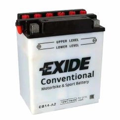 Мото акумулятор Exide 6СТ-14Ah (+/-) (EB14-A2)