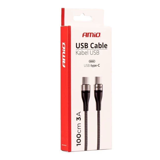 Кабель AMiO UC-16 FullLink USB-C+USB-C 100см (02928/029282)