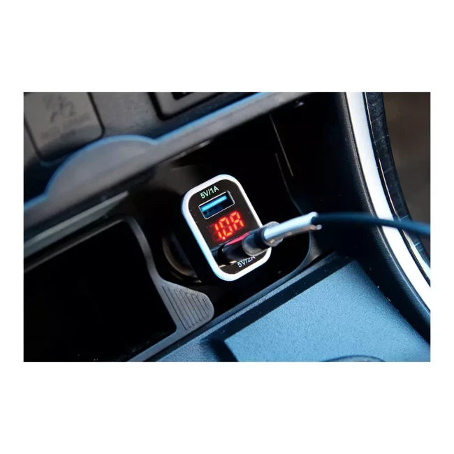 Автомобільний зарядний пристрій AMiO ТЕSТ-04 2xUSB (01028/010280)