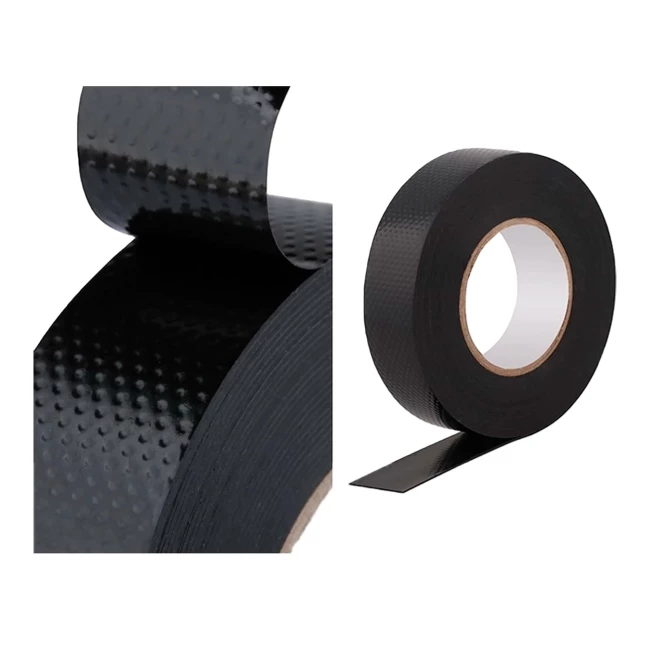 Лента CARBON TAPE изоляционная самослипающаяся 19 мм х 5 м 0,5 мм 5 м черный SAMT195 (114664)