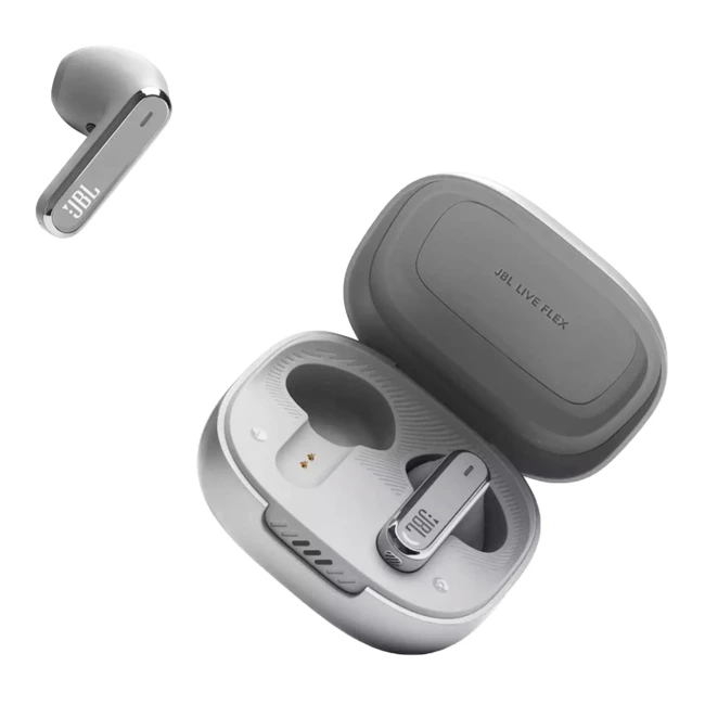 Навушники JBL Live Flex Silver (JBLLIVEFLEXSVR)