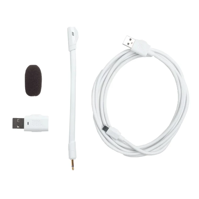 Навушники JBL Quantum 360P Console Wireless White (JBLQ360PWLWHTBLU)