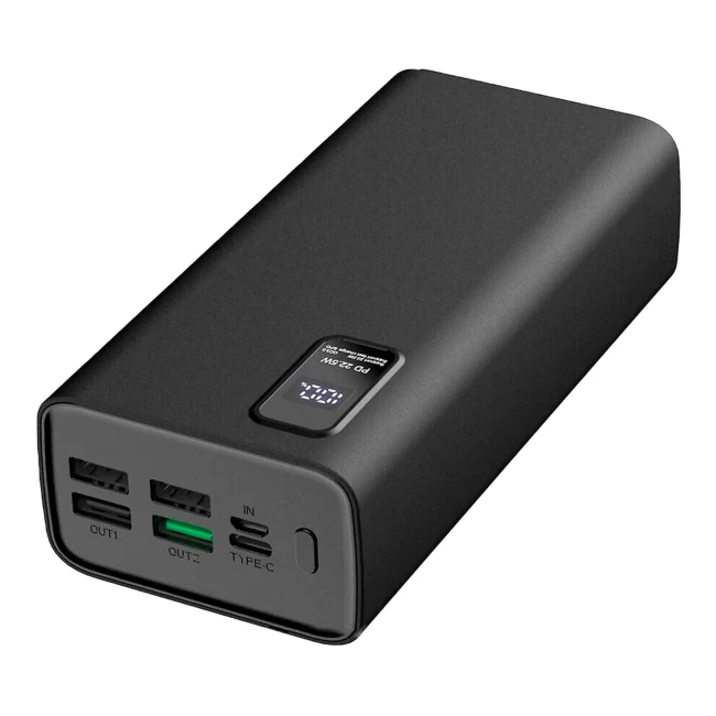 Внешний аккумулятор Platinet 30000mAh Black (PMPB20WQC728B)