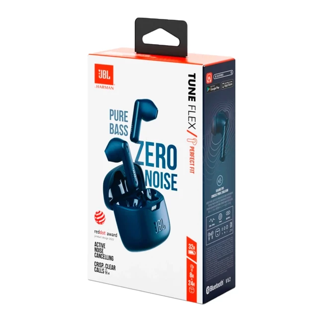 Навушники JBL Tune Flex Blue (JBLTFLEXBLU)