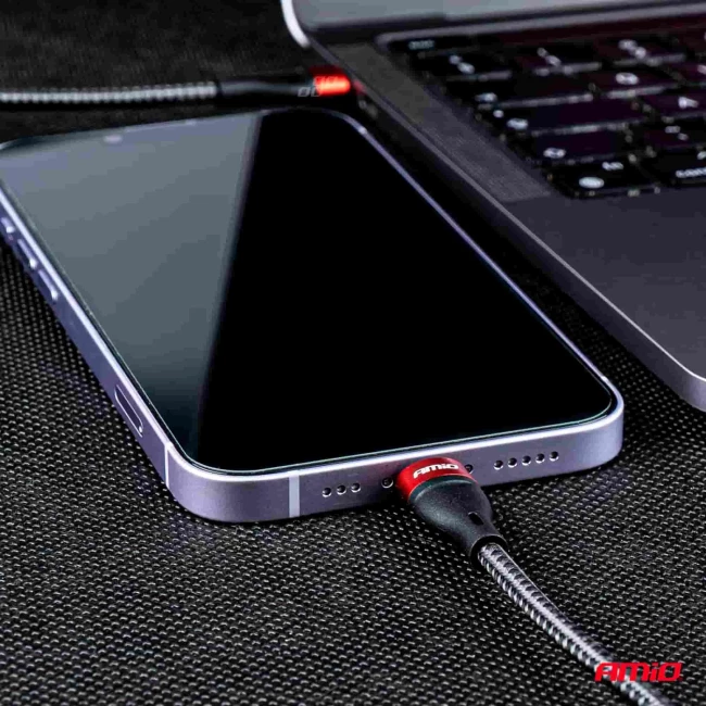 Кабель AMiO UC-17 FullLink USB-C + Lightning 100см (02929/029299)