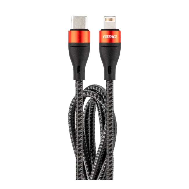 Кабель AMiO UC-17 FullLink USB-C + Lightning 100см (02929/029299)