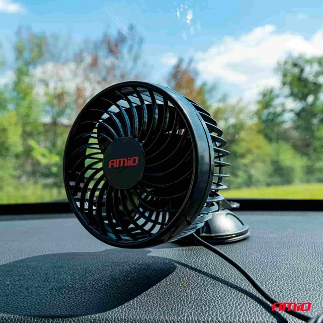 Вентилятор автомобильный с присоской AMiO 4.5 12V (03001/030011)