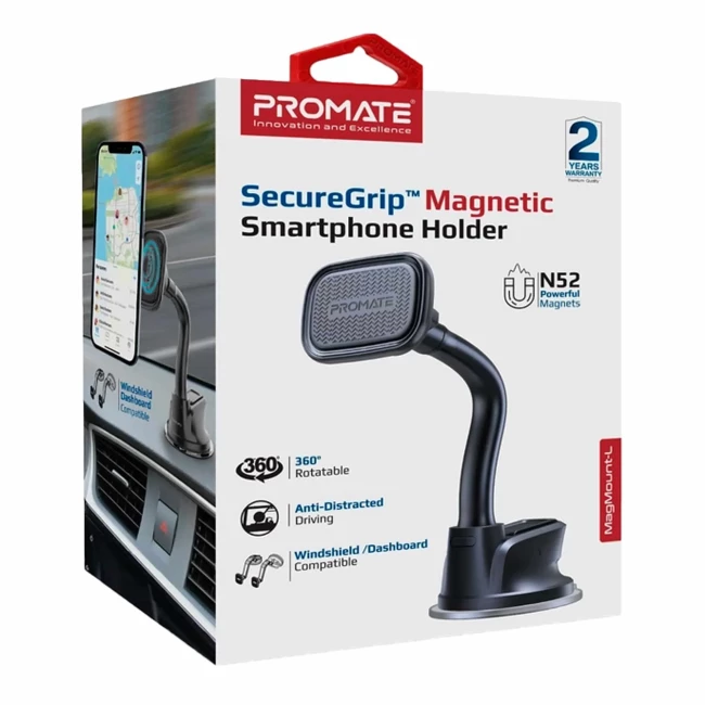 Тримач Promate автомобільний magmount-l.black (061832)